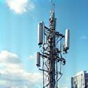 4G/5G tower install in urban setting